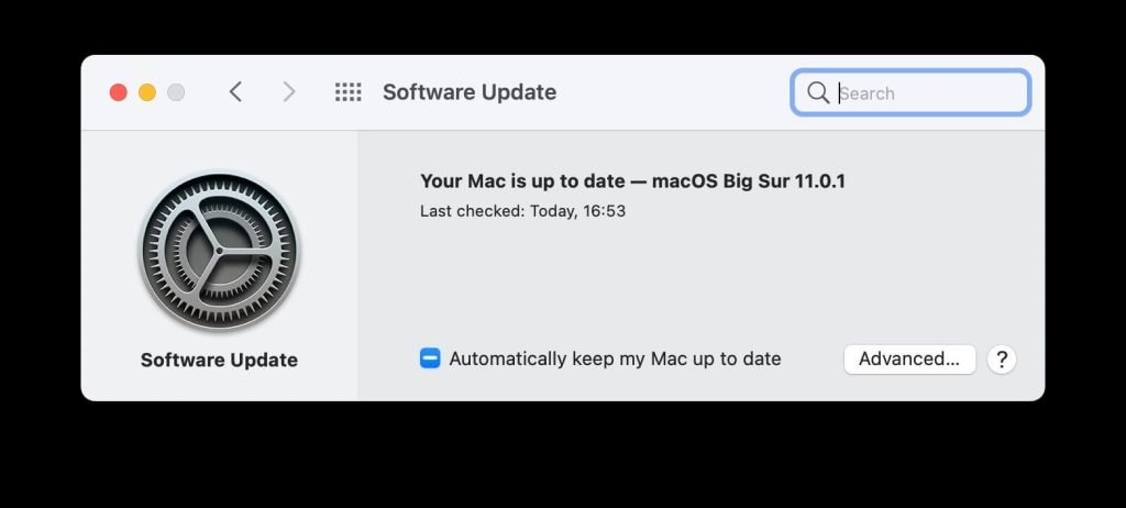Mettre à niveau le logiciel macOS